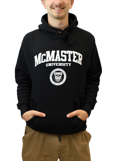 Classic Circle Crest Hooded Sweatshirt- Black - #7349046