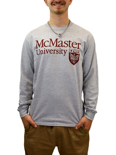 Official Crest Long Sleeve Tee - Grey - #7486759