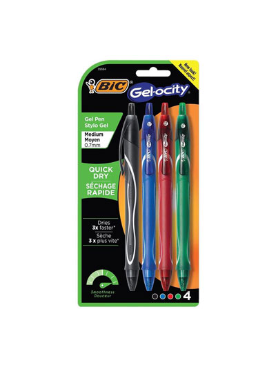 BIC Gelocity Retractable Gel Pen - #7687354