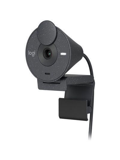 Logitech Brio 300 1920x1080p USB-C Webcam with Privacy Shutter - #7962021