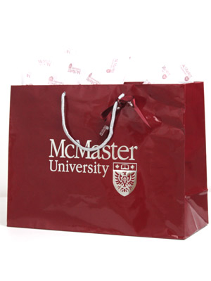 Crested McMaster Gift Bag - Large  - #7342903
