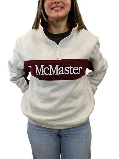 McMaster Puff Embroidered 1/4 Zip Sweatshirt  - #7858746