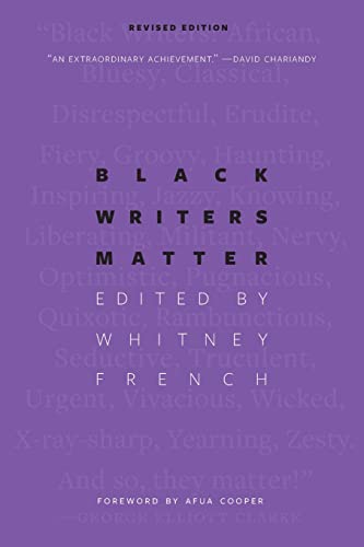 BLACK WRITERS MATTER, by FRENCH, WHITNEY